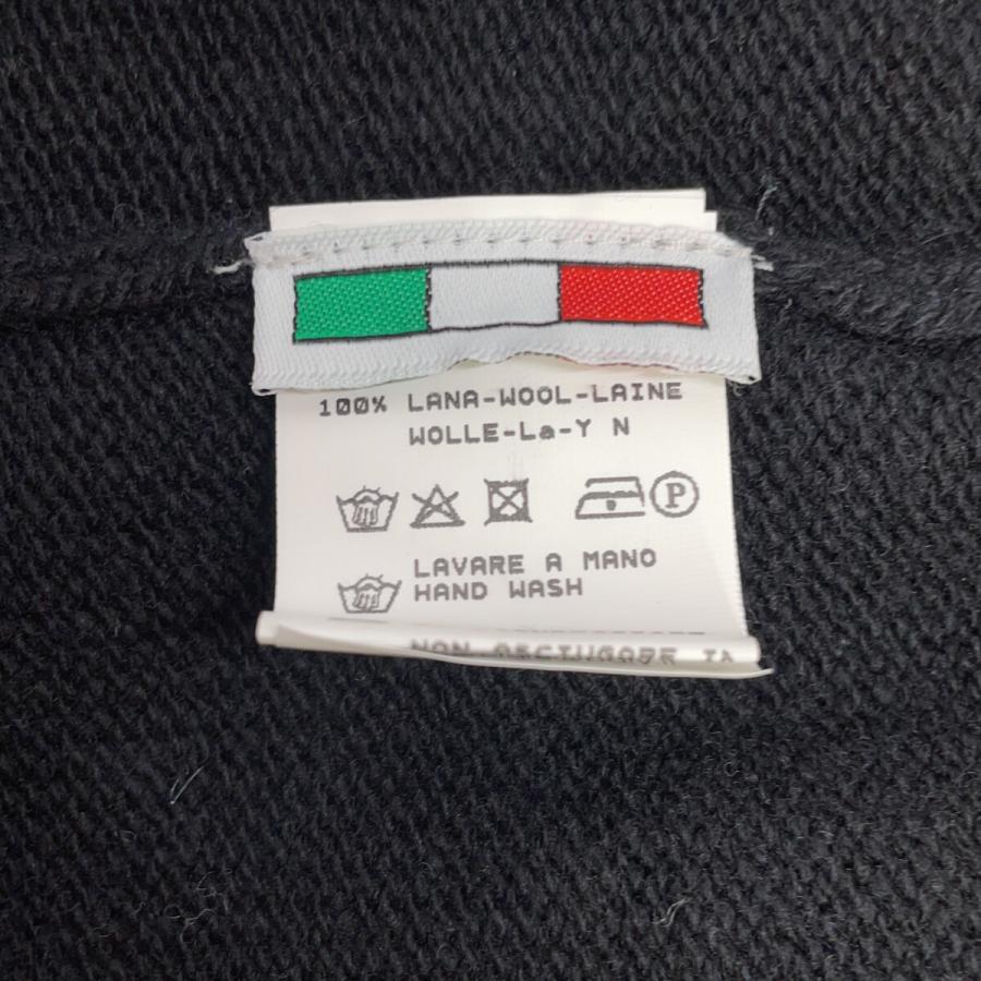 BAFY バフィー ブラック ウール ジップアップ ニットパーカー 48