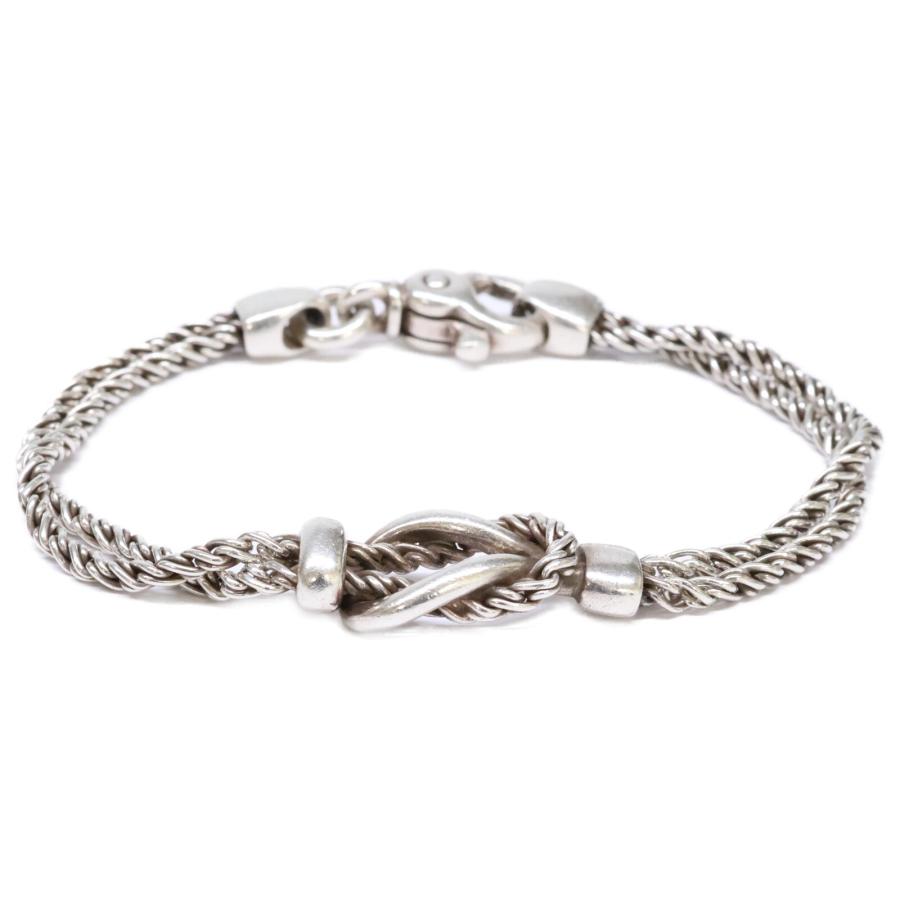 TIFFANY&Co.（ティファニー） Ag925 ダブルロープ センターノット