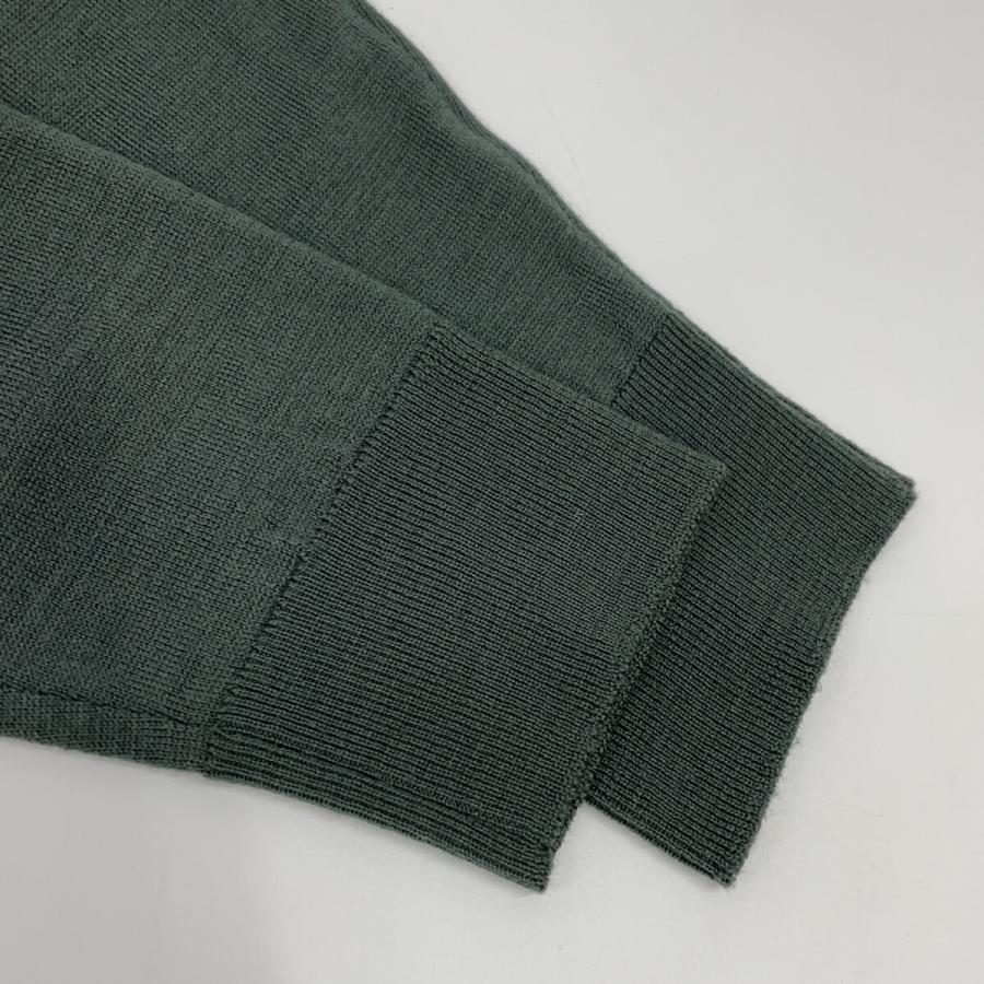 JOHN SMEDLEY ジョンスメドレー ウール バイカラー クレリック ニット