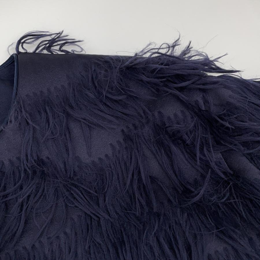 DRAWER（ドゥロワー） 6525-299-0913 ネイビー フリンジ ジャケット