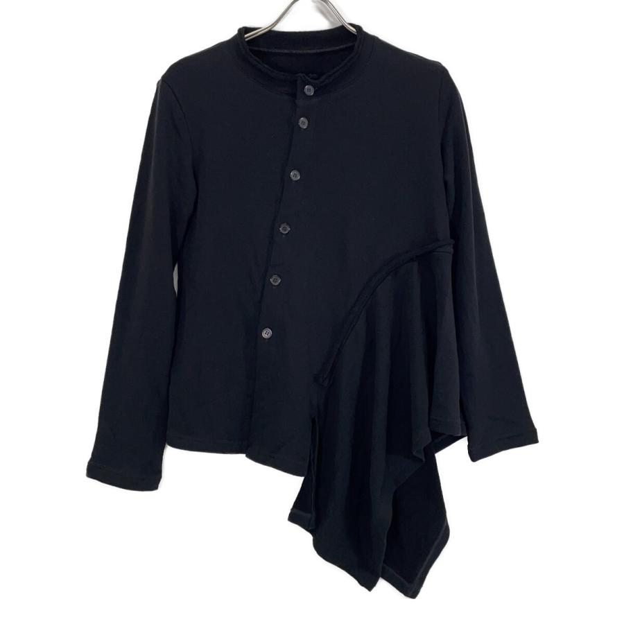 Y's（ワイズ） YP-T74-069 25SS ブラック アシンメトリー ダイアゴナル