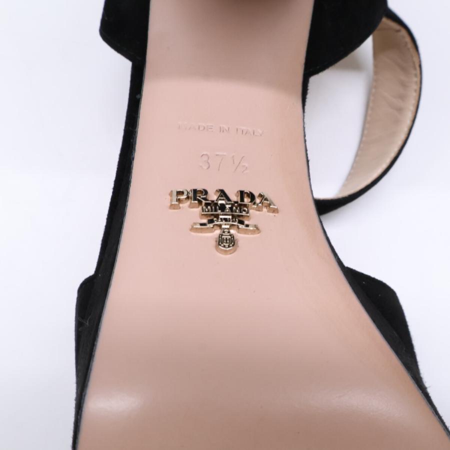 PRADA（プラダ） 新品同様/ 95537 1XP985 スエード チャンキーヒール