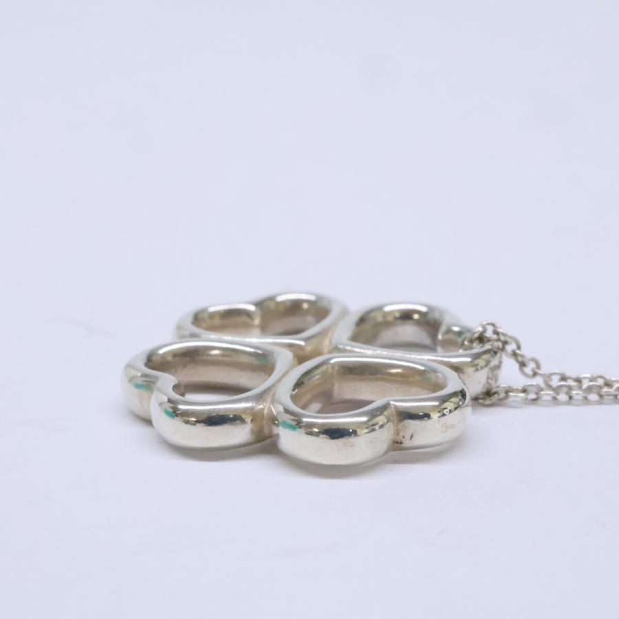 TIFFANY＆Co. ティファニー 925 ハート クローバー ペンダント ネックレス レディース