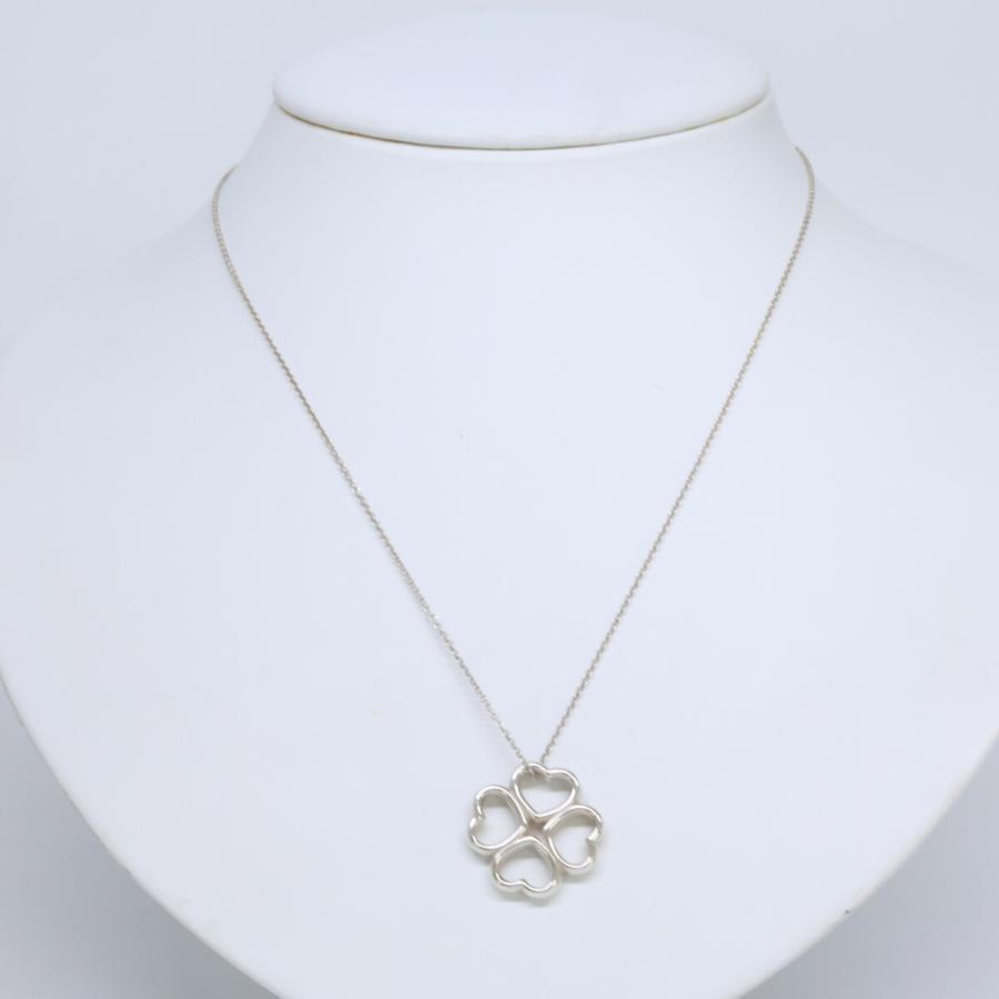 TIFFANY＆Co. ティファニー 925 ハート クローバー ペンダント ネックレス レディース