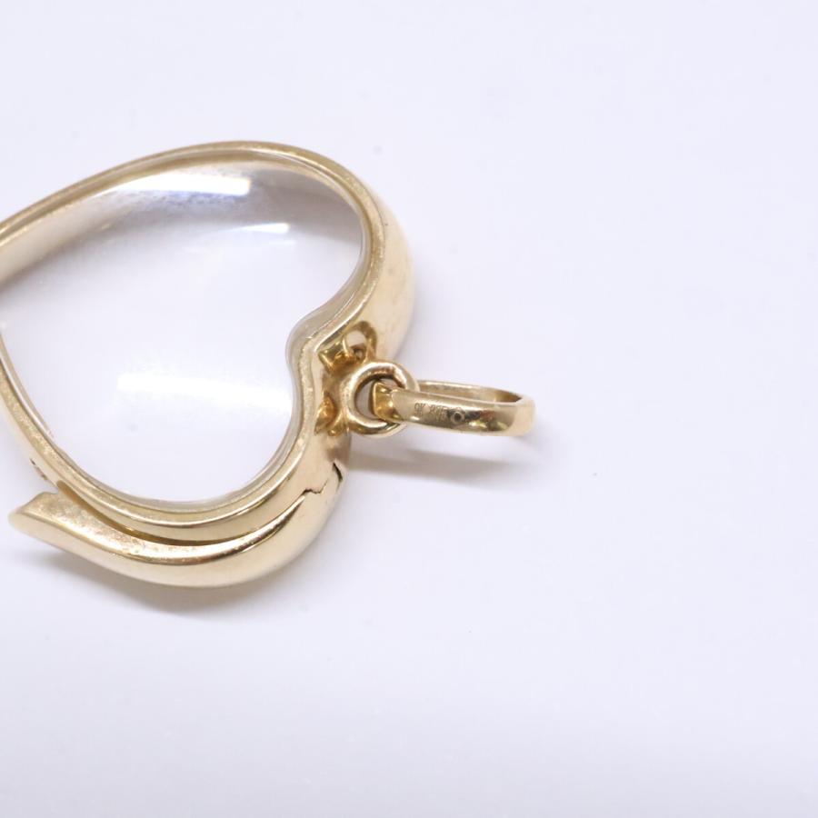 LOQUET LONDON ロケット・ロンドン 9K ハート M ペンダントトップ