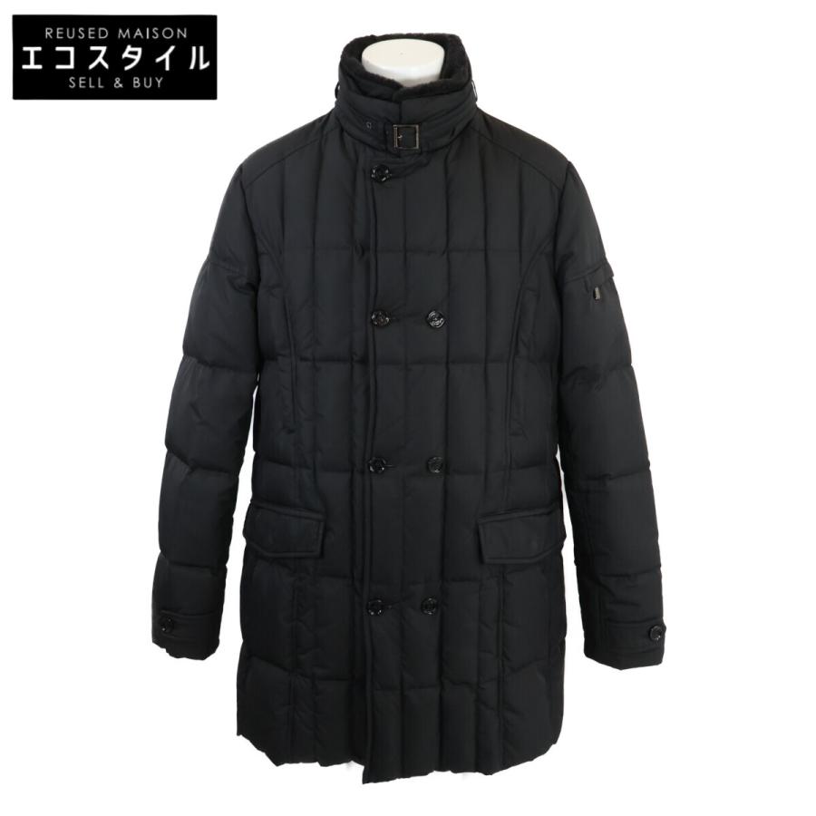 MOORER ムーレー MORRIS-KM ファーカラー付 ダウン 58 MOORER ムーレー MORRIS-KM ファーカラー付 ダウン コート 58 ブラック