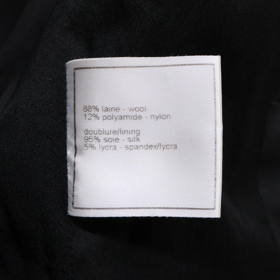 美品/  CHANEL シャネル P09679V05945 97A ツイード ジャケット/スカート セットアップ 40 ブラック レディースの画像
