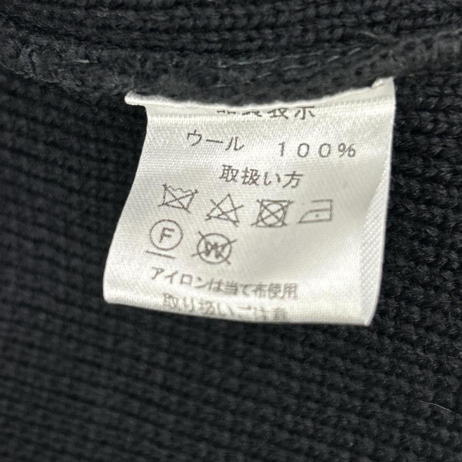 BONCOURA ボンクラ ネイビー ウール ニットカーディガン ネイビー 40