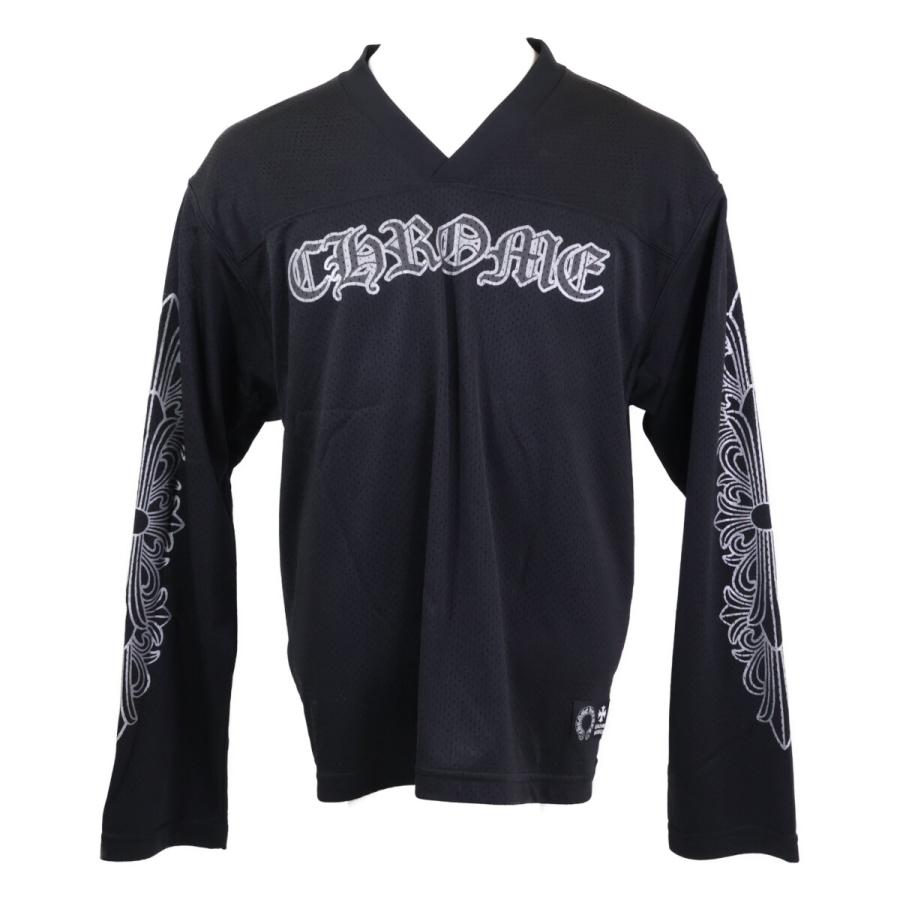 新品！クロムハーツ MESH WARM UP JERSEY CH メッシュ M 美品/ Chrome Hearts クロムハーツ MESH WARM UP JERSEY CHプリント