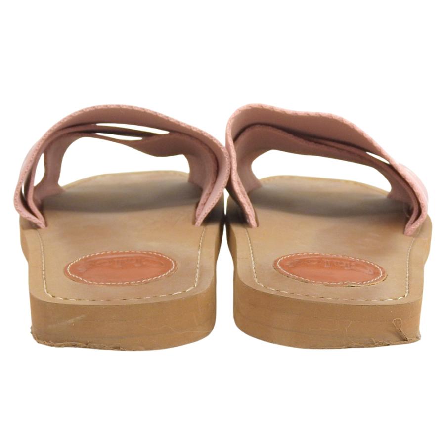 Chloe（クロエ） ウッディ フラットサンダル レディース ピンク 35 