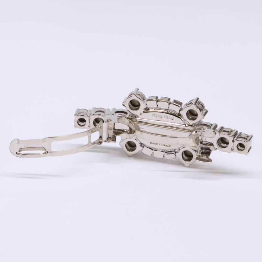 miu miu（ミュウミュウ） 新品同様 5JF101 2DMZ F02AK クリスタル