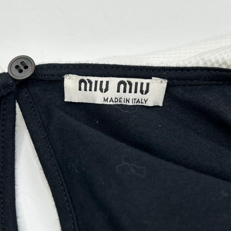 miu miu（ミュウミュウ） 美品/国内正規 MJN274 セーラーリボン T