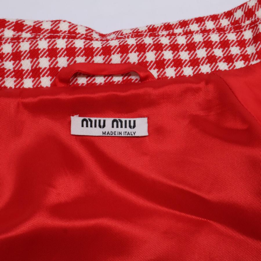 miu miu（ミュウミュウ） 美品 国内正規 ML671 ギンガムチェック