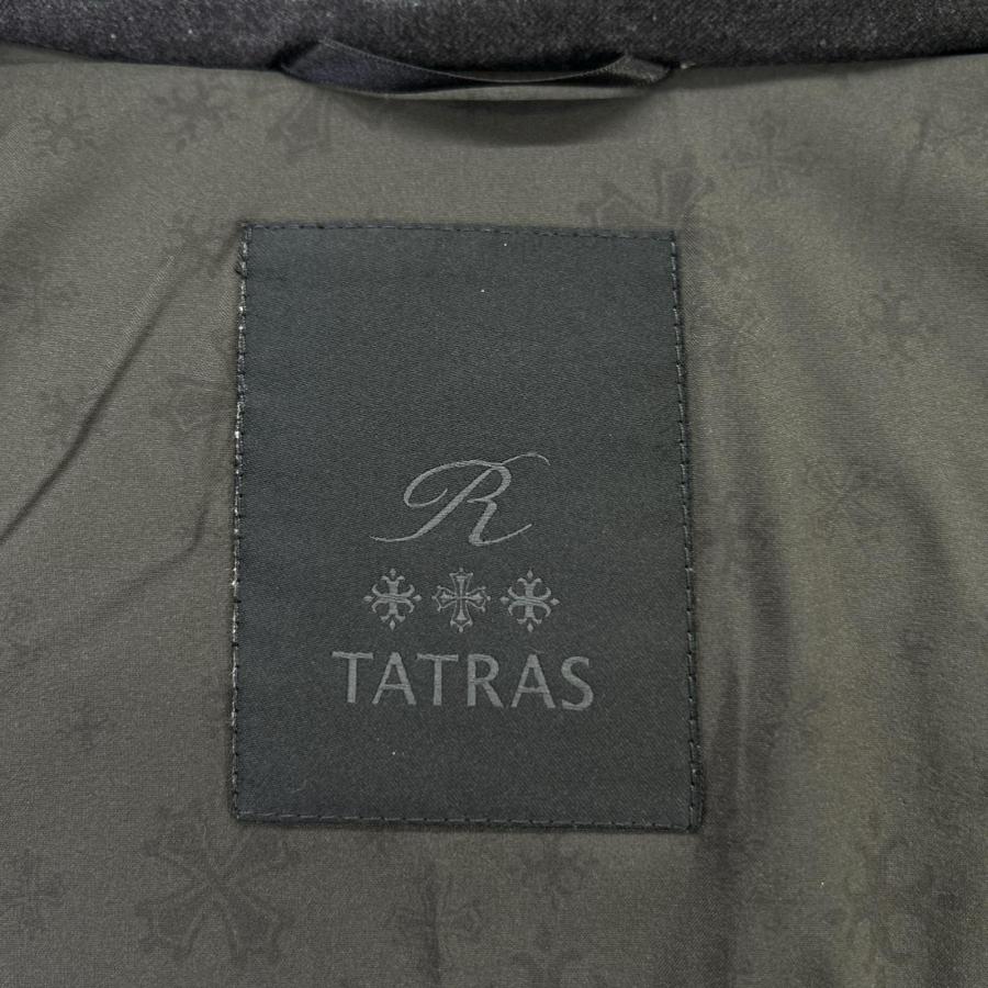 TATRAS タトラス MTA18A4289 DOMIZIANO ダウンジャケット チャコールグレー ジャケット ウール メンズ 中古の画像