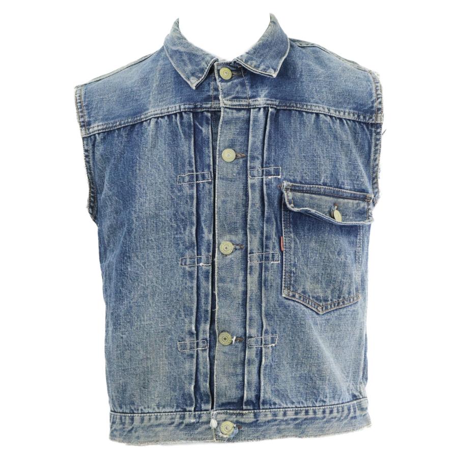 LEVI'S リーバイス 506 CUT-OFF 1st デニムベスト 40 Levi's（リーバイス） LEVI'S 1st 506XX Cut-Off レッドタブ片面