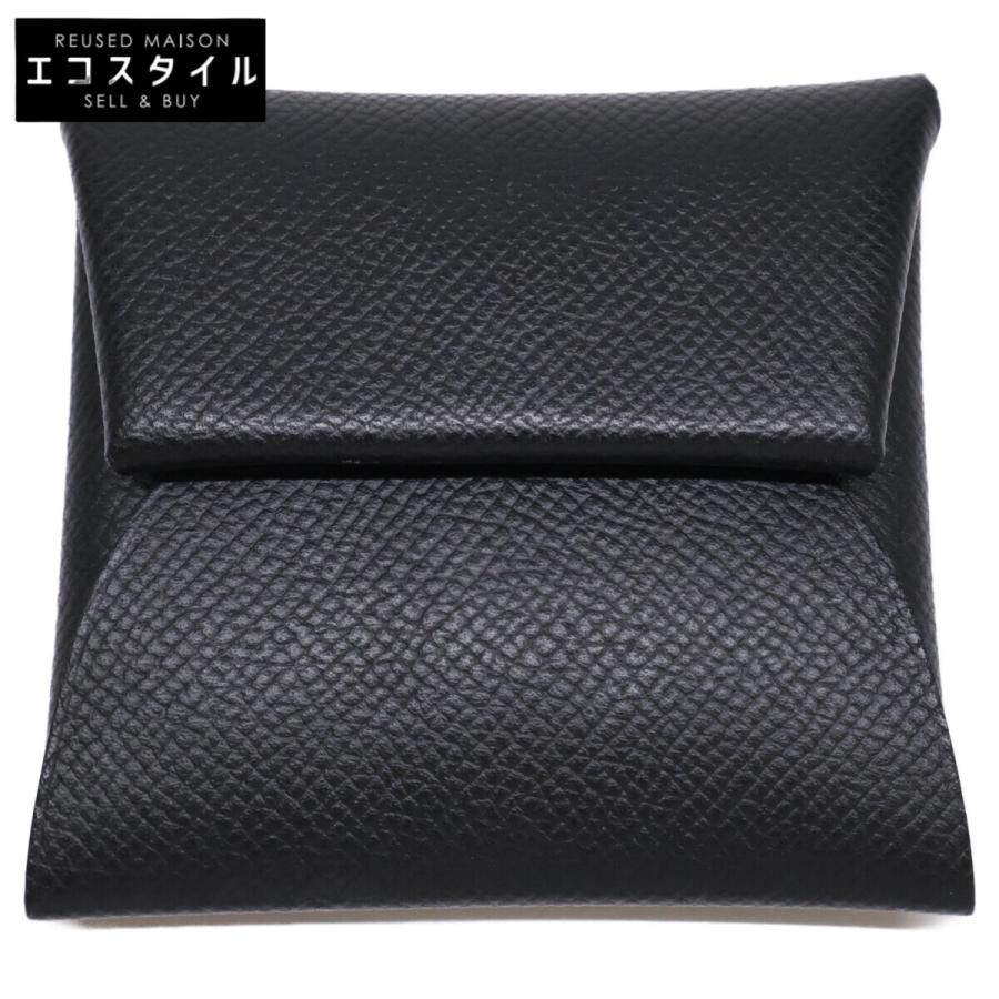 美品 HERMES エルメス バスティア Z刻印 レザー コインケース