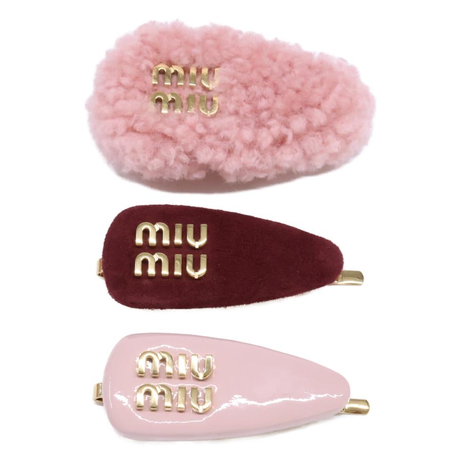 miu miu（ミュウミュウ） 新品同様 アラバスターピンク 5IF188 レザーx