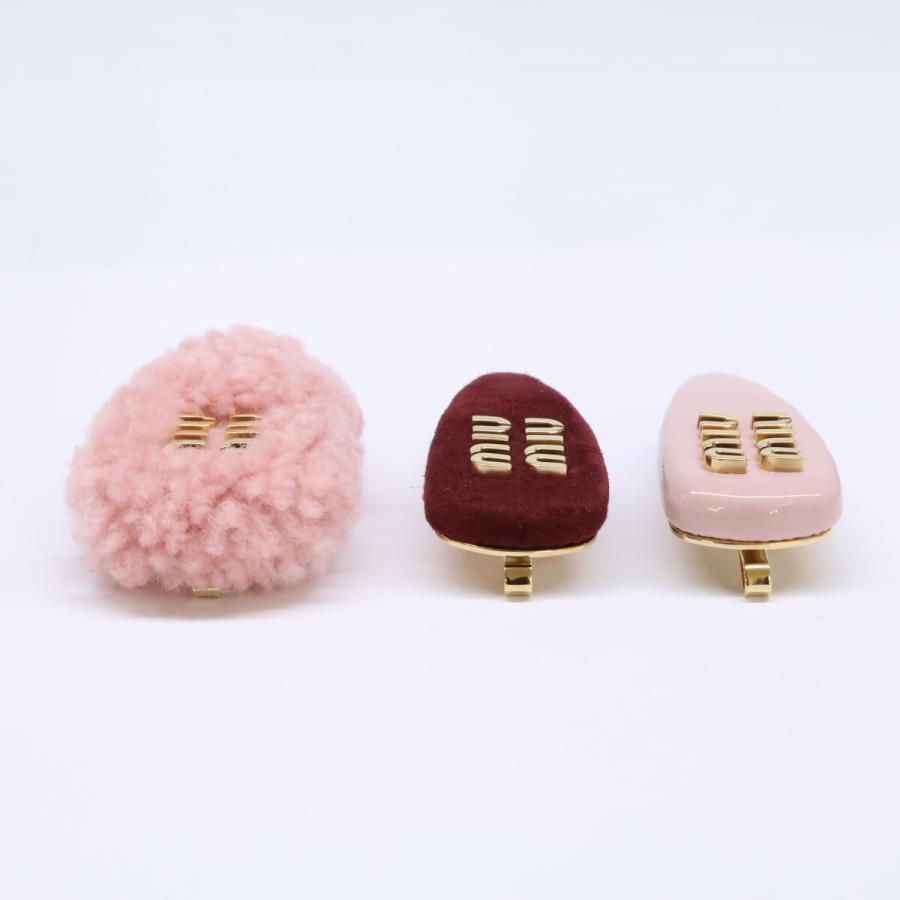 miu miu（ミュウミュウ） 新品同様 アラバスターピンク 5IF188 レザーx