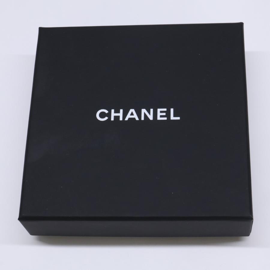 美品 CHANEL シャネル A23B ABB508 リボンモチーフ ココマークピアス レディースの画像