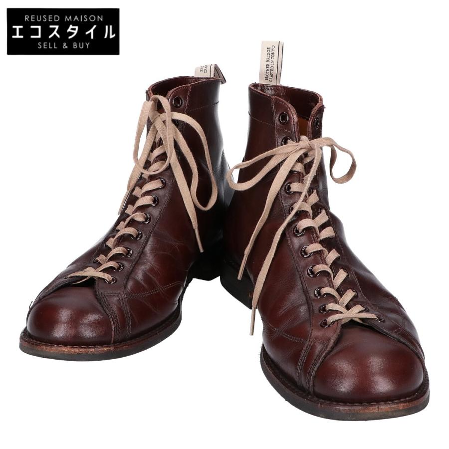 BROTHER BRIDGE ブラザーブリッジ ブラウン BBBーS009 ヴィンテージカーフ HENRY レースアップシューズ 9 BROTHER BRIGDE ブラザーブリッジ ブラウン BBBーS009 ヴィンテージ
