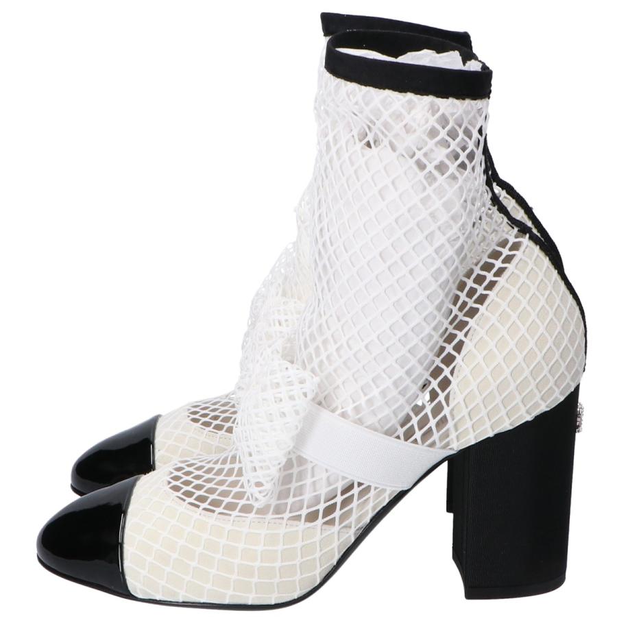 CHANEL（シャネル） 美品 23SS リボン パールココマーク パテント