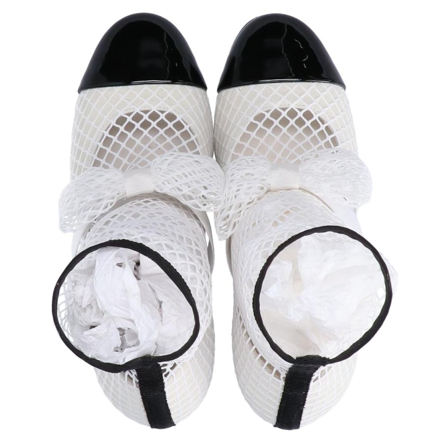 CHANEL（シャネル） 美品 23SS リボン パールココマーク パテント