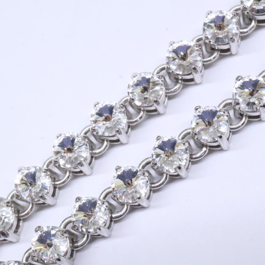 miu miu（ミュウミュウ） 23SS 5JC870 クリスタルロゴ チョーカー