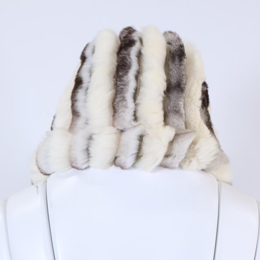 シャネル 美品 ラパン オリラグ x カシミヤ CHANEL（シャネル） 美品 ラパン オリラグ x カシミヤ マフラー