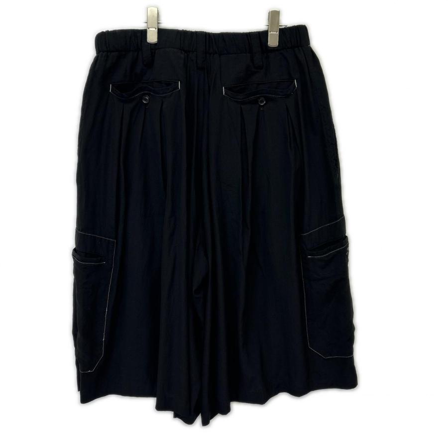 03ss Yohji Yamamoto Pour homme シルクスラックス Yohji Yamamoto POUR HOMME ヨウジヤマモトプールオム ブラック 22SS