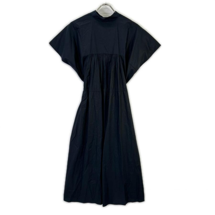 JIL SANDER（ジルサンダー） ネイビー 半袖 シャツワンピース ネイビー 