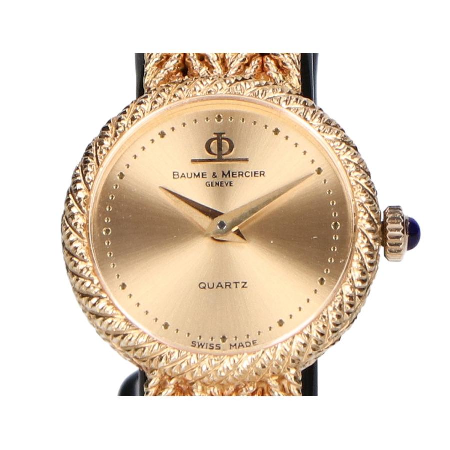 Baume＆Mercier ボーム＆メルシエ K18 金無垢 ラウンドフェイス
