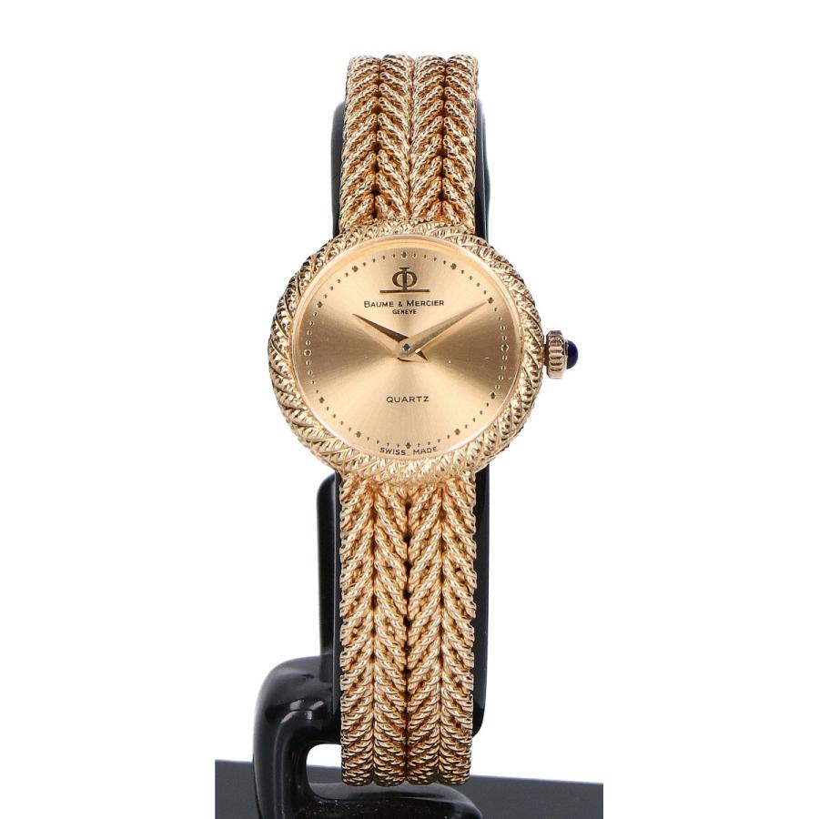 Baume＆Mercier ボーム＆メルシエ K18 金無垢 ラウンドフェイス