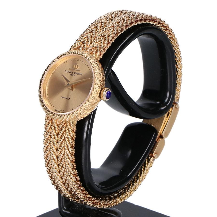 Baume＆Mercier ボーム＆メルシエ K18 金無垢 ラウンドフェイス