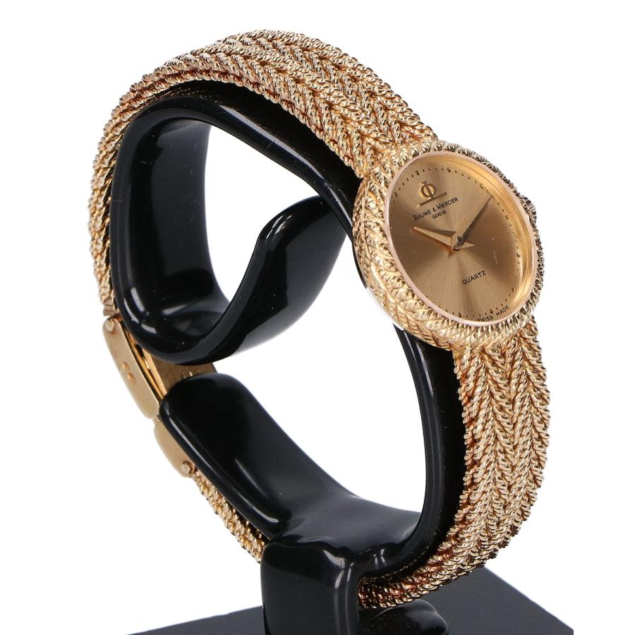 Baume＆Mercier ボーム＆メルシエ K18 金無垢 ラウンドフェイス
