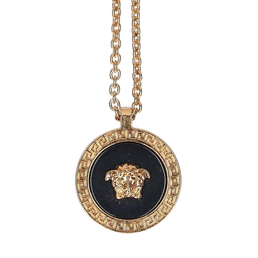 新品同様/ Versace ヴェルサーチ メドゥーサロゴ ネックレス ゴールド 