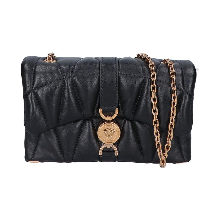 新品同様 Versace ヴェルサーチ 1017740-1A12975 クレイオ キルティング ナッパ ミニ ショルダーバッグ レディースの画像