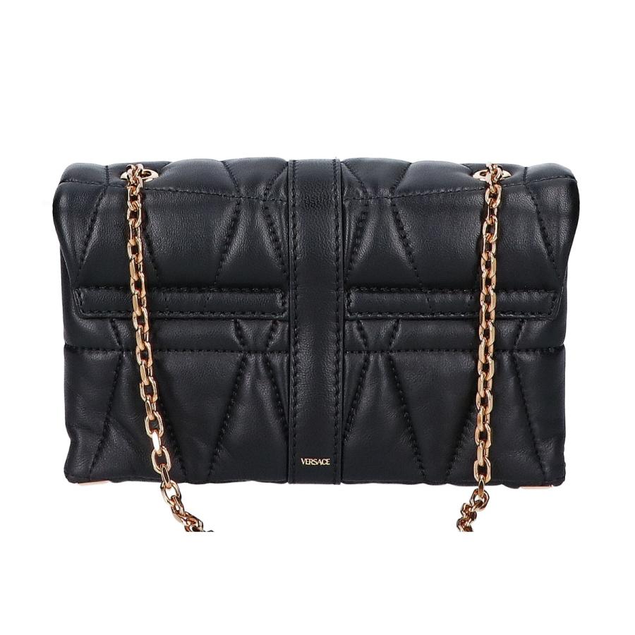 新品同様 Versace ヴェルサーチ 1017740-1A12975 クレイオ キルティング ナッパ ミニ ショルダーバッグ レディースの画像