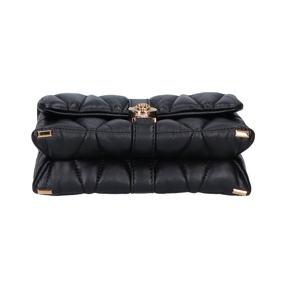 新品同様 Versace ヴェルサーチ 1017740-1A12975 クレイオ キルティング ナッパ ミニ ショルダーバッグ レディースの画像