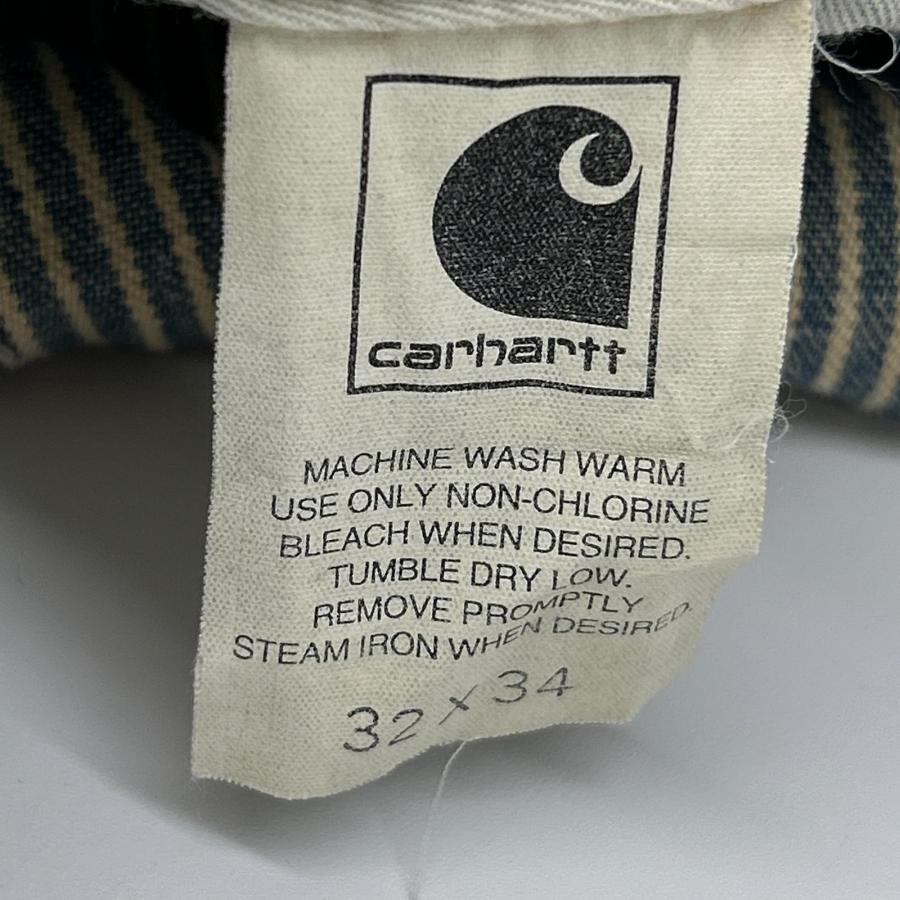Carhartt（カーハート） ブルー 90's USA製 ストライプ ヒッコリー