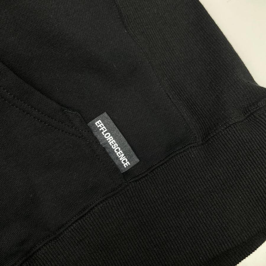 EFFLORESCENCE エフロレッセンス ブラック ロ刺繍 スウェット