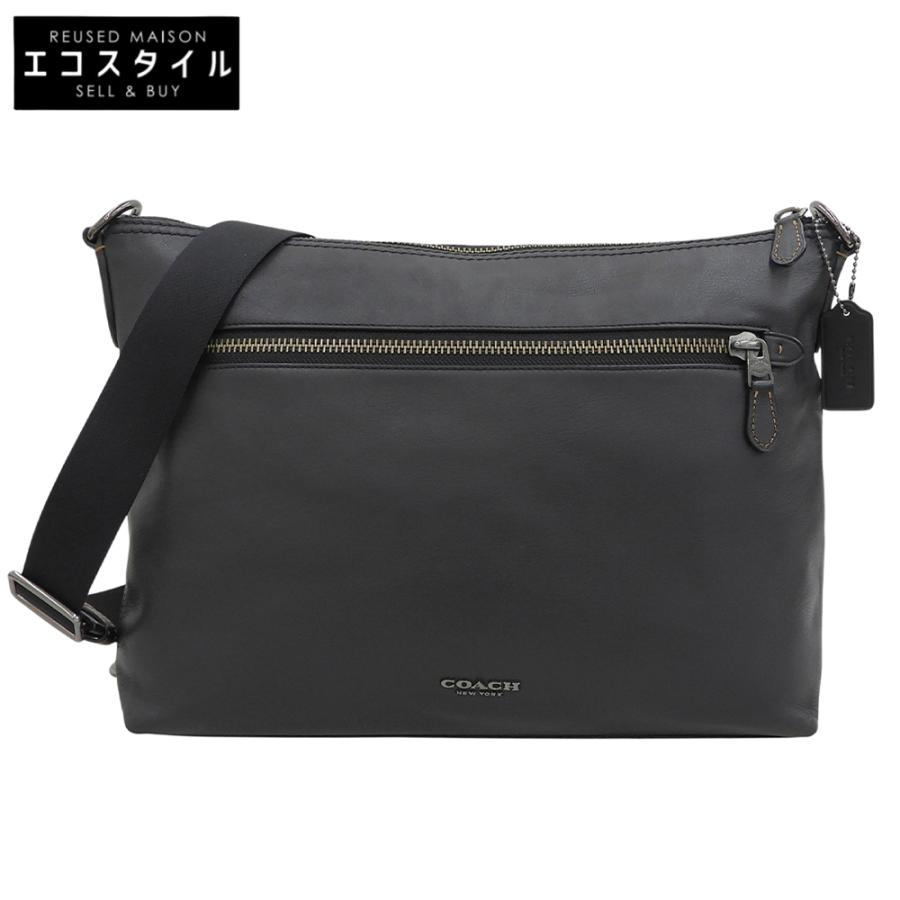 COACH（コーチ） 美品 グラハム レザー ショルダーバッグ メンズ 