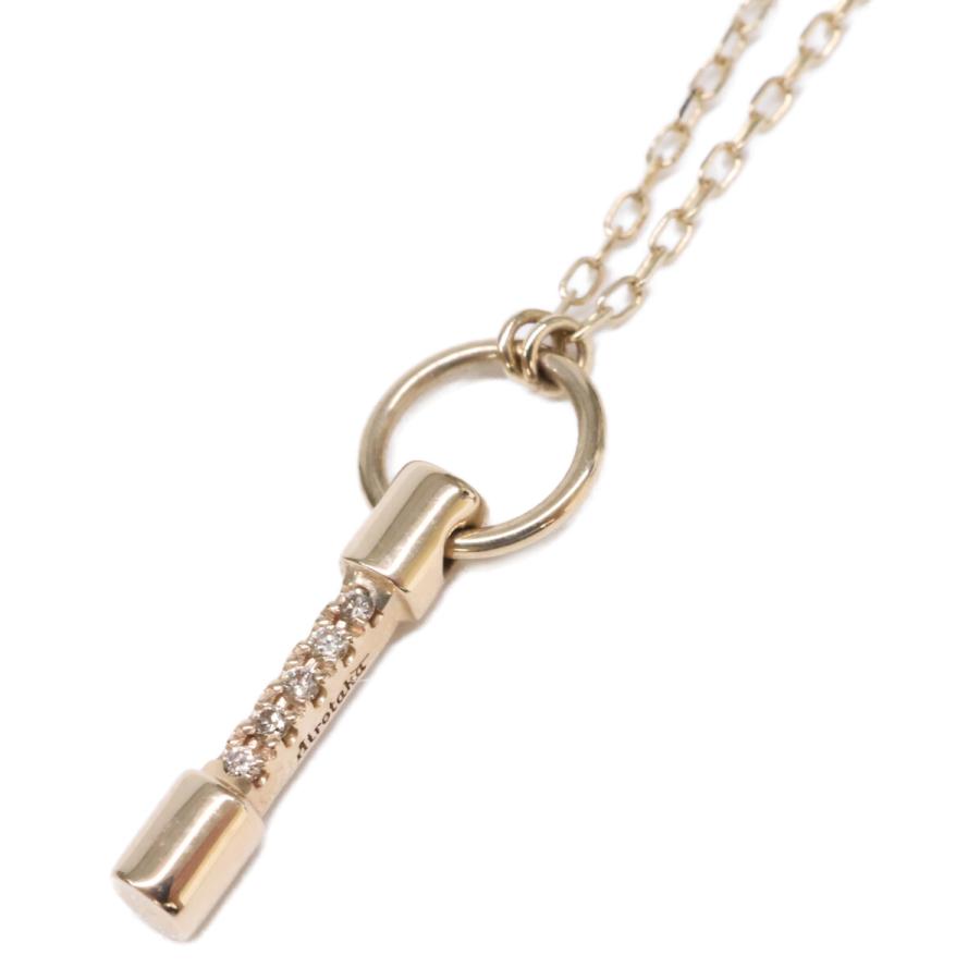 美品 HIROTAKA ヒロタカ K10 PU10KDN PUNCTURE Sサイズ D0.02ct