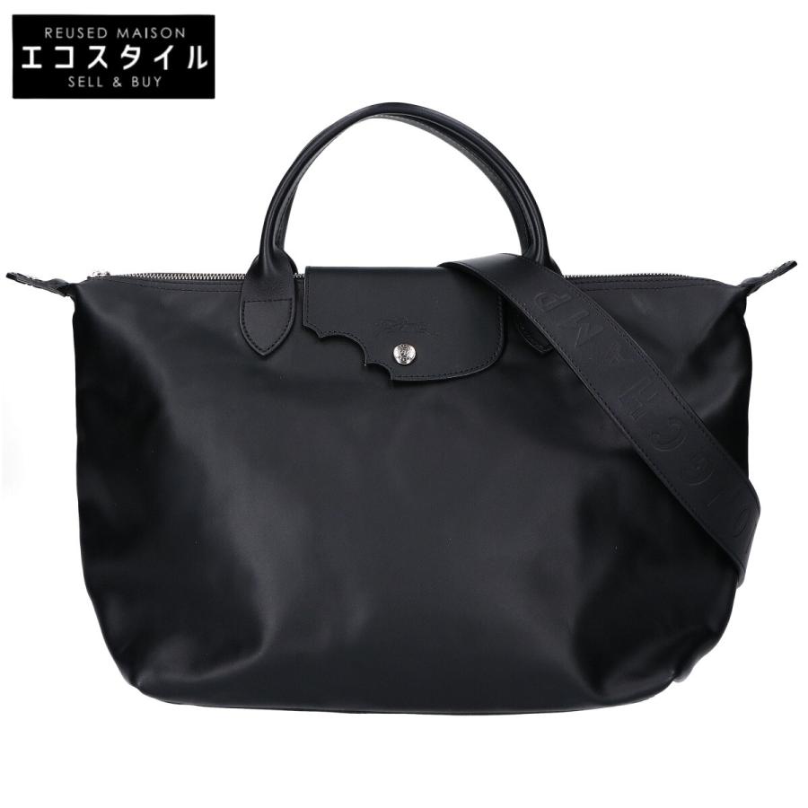 Longchamp ロンシャン xMr. Bags プリアージュ レザー 2WAYショルダー 