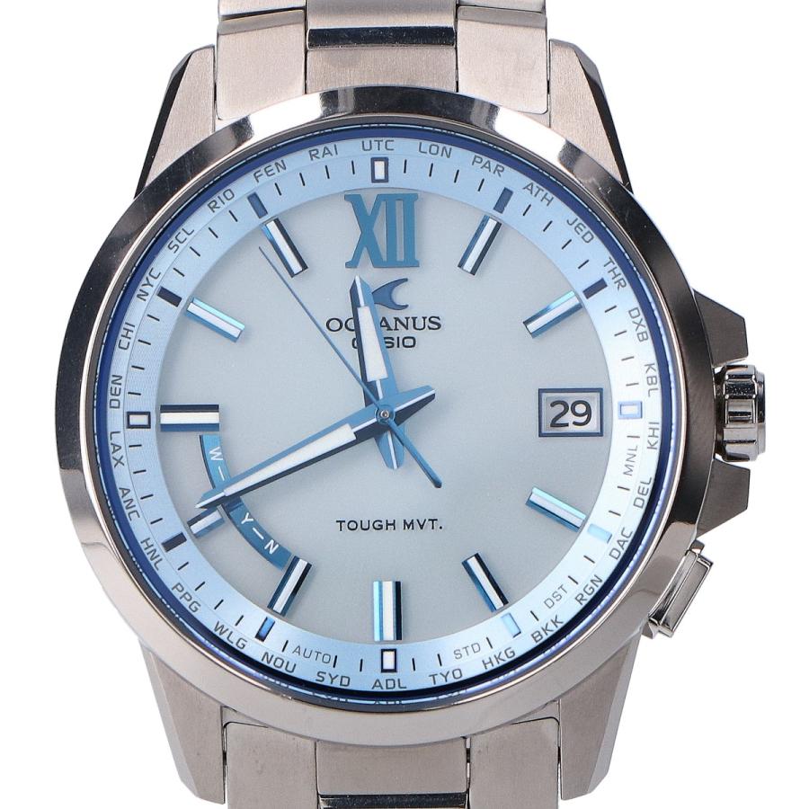 CASIO（カシオ） 美品 OCW-T150-2AJF OCEANUS オシアナス 3針デイト 