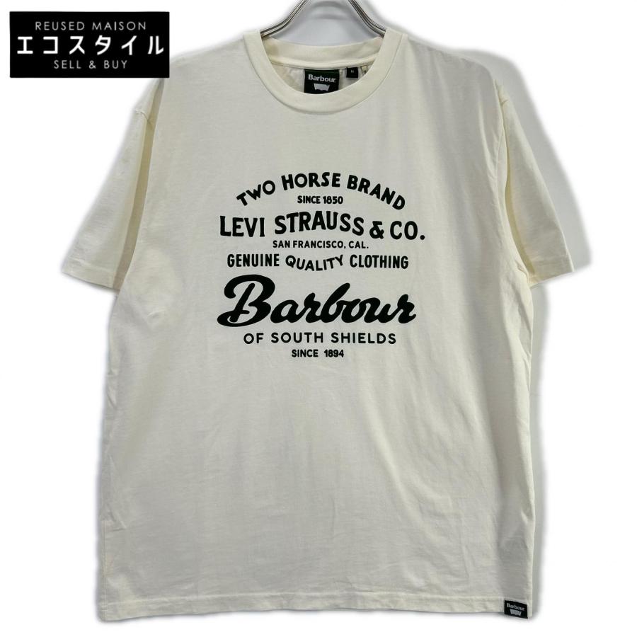 Barbour バブアー ホワイト 252MTS1513 × Levi's グラフィックTシャツ