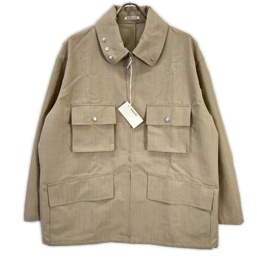 AURALEE（オーラリー） A26SB02WC WOOL MAX CANVAS BLOUSON ベージュ 3