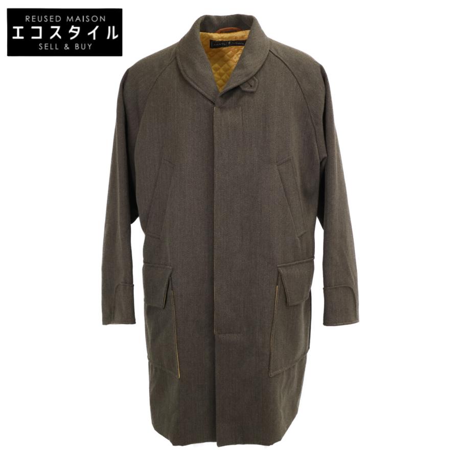 ARNYS ウールカシミヤ　コート　極上品 ARNYS アルニス キルティングライニング カシミヤ混ウール バルマ