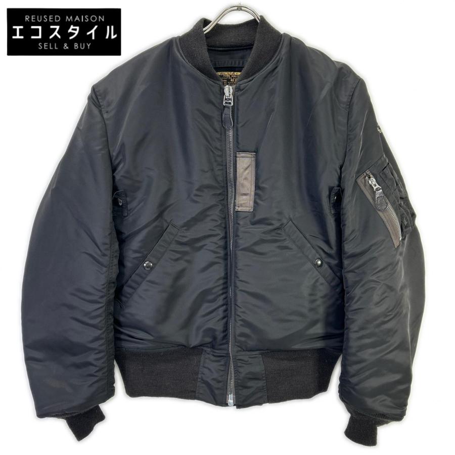 BUZZ RICKSON'S バズリクソンズ BR12666 ブラック ウィリアムギブソン MA-1フライトジャケット 40 BUZZ RICKSON'S バズリクソンズ BR12666 ブラック ウィリアムギブソン
