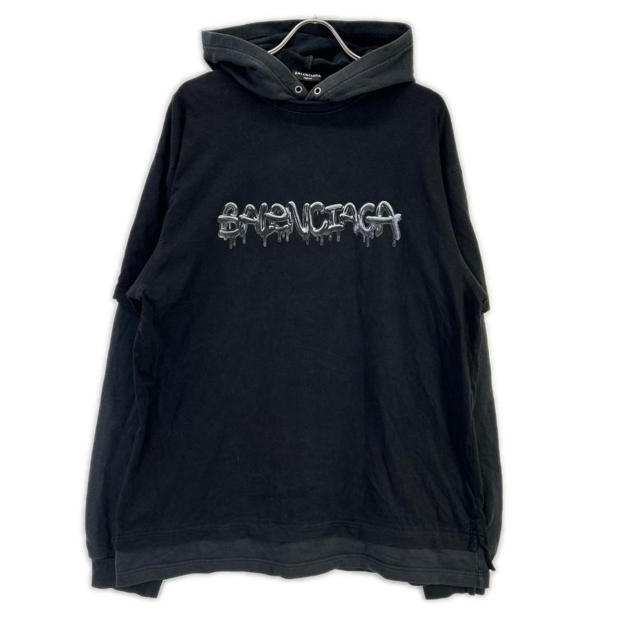 BALENCIAGA（バレンシアガ） 681029 グラフィックロゴ レイヤード