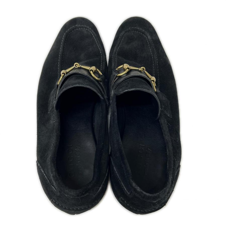 GUCCI（グッチ） 105857 スエード ホースビット ローファー 41E